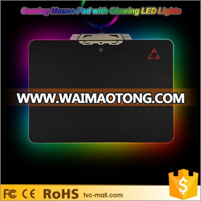 USB Wired Computer Mice Mat Gaming Mouse Pad with LED Lights